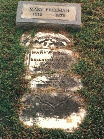 photo of Mary A.R. Murray Freeman's grave